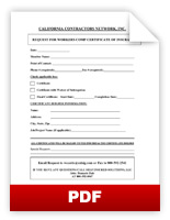 Request for Certificate